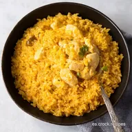 Arroz con Bacalao a la Vizca&iacute;na Receta de la Abuela
