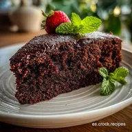 Bizcocho de chocolate H&uacute;medo y Esponjoso para 10 Personas