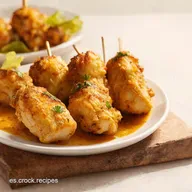 Brochetas Mediterr&aacute;neas Mi Secreto para unas Brochetas de Pollo Jugosas