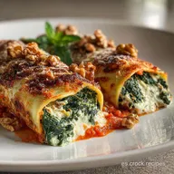 Canelones de Espinacas y Ricota al Horno para 4