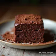 Pastel de Chocolate Sin Harina Intenso Denso y Sin Gluten