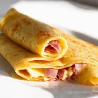Crepes Salados de Jam&oacute;n y Queso La Receta Estrella