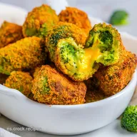 Croquetas de Br&oacute;coli: Exterior Crujiente