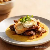 Duraznos Asados con Brie Gourmet y F&aacute;cil