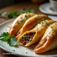 Empanadas Veganas de Soja Texturizada Masa Crujiente