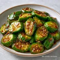 Ensalada China de Pepino con Ajo y Vinagre de Arroz