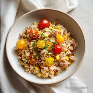 Ensalada de Arroz Receta Sana con At&uacute;n