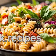Ensalada de Pasta Ingredientes: &iexcl;Mi Secreto Mediterr&aacute;neo F&aacute;cil!