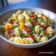 Receta Ensalada de Pasta Fr&iacute;a Cl&aacute;sica
