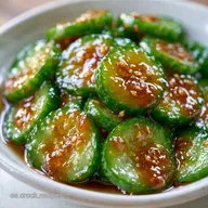 Ensalada de Pepino Agridulce Asiática: Crujiente