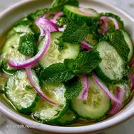 Ensalada De Pepino Refrescante en 25 Min