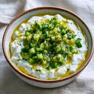 Ensalada de Pepino y Yogur Cremosa