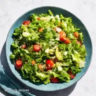 Ensalada Mediterr&aacute;nea Ingredientes y Sol de Verano