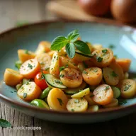 Ensalada de Pera Radiante con Queso Azul y Nueces Receta F&aacute;cil