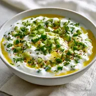 Ensalada Turca De Pepino Cacik Cremosa