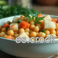 Garbanzos con Bacalao: Receta de la Abuela &iexcl;F&aacute;cil y Deliciosa!