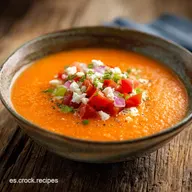 Gazpacho Manchego Receta Abuela para 4 Porciones