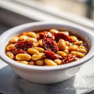 Receta de Jud&iacute;as Blancas con Chorizo Tradicional