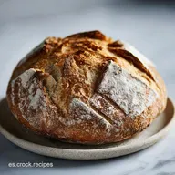 Pan de Pueblo con Corteza Crujiente: Receta en 305 Minutos
