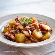 Receta Papas con Choco C&aacute;diz para 4 Raciones