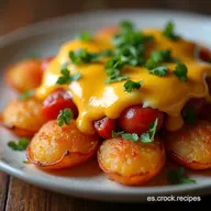 Papitas a la Mexicana con Queso Oaxaca Botana F&aacute;cil y Picosita