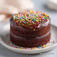Pastel De Chocolate Con Sprinkles para 12 Porciones