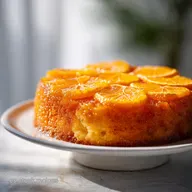Pastel Volteado de Mandarina por 10 porciones