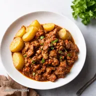 CARNE MOLIDA CON PAPAS Mi Picadillo Casero Favorito
