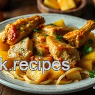 Recetas para la Cena: Pollo al Ajillo Cl&aacute;sico con Patatas