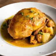 Pollo al Ajillo Ib&eacute;rico Le Agregu&eacute; Ajo al Pollo y Fants