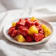 Pollo con Pi&ntilde;a para 4 Personas: Glaseado Aterciopelado