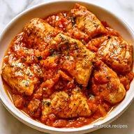 Pollo con Tomate Casero y Jugoso
