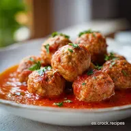Receta Alb&oacute;ndigas con Tomate para 4 Porciones