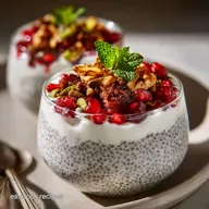 Receta con Ch&iacute;a y Yogur: Pud&iacute;n de Ch&iacute;a y Yogur Griego