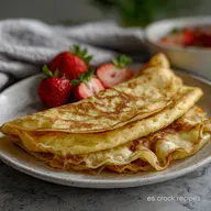 Receta Crepes F&aacute;cil en 15 Minutos: Caseras y Deliciosas