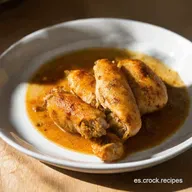 Rollo de Pollo A tu familia le encantar&aacute; esta receta f&aacute;cil