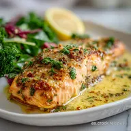Salm&oacute;n al Horno a la Mostaza con Miel