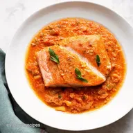 Cenas Saludables y Faciles Salm&oacute;n al Horno Estilo Mediterr&aacute;neo