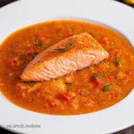 Receta de Salm&oacute;n al Piment&oacute;n Sabor Espa&ntilde;ol en Minutos