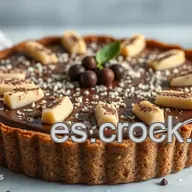 &iexcl;Tarta Sin Horno! Chocolate y Cacahuete Crujiente 🥜🍫