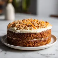 Tarta de Zanahoria Casera: Bizcocho para 12 Personas