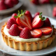 Receta Tarta de Nata y Fresas Casera La Cl&aacute;sica de la Abuela