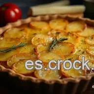 Tarta R&uacute;stica de Papa: &iexcl;Receta F&aacute;cil y Deliciosa!🥔🧀