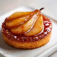 Tarta Tatin de Peras: Caramelo y Masa Crujiente