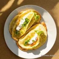 Tostadas con Crema Agria Receta F&aacute;cil y Deliciosa