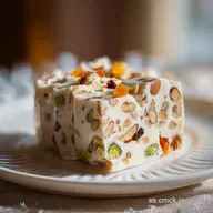 Turr&oacute;n de Almendras Duro y Blando Casero: 8 Raciones