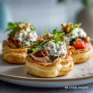 Receta de Volovanes Rellenos Fciles: Oven-Baked in 25 Minutes