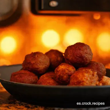 HAZ ALBNDIGAS SIN NECESIDAD DE Freir Al Horno y Deliciosas Tarjeta de receta