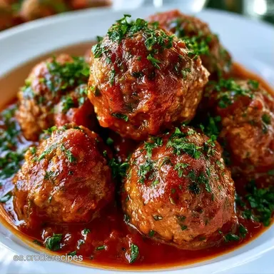 Alb&oacute;ndigas Con Tomate en 45 Minutos Tarjeta de receta