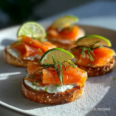 Aperitivo de Navidad f&aacute;cil y r&aacute;pido con salm&oacute;n Tarjeta de receta